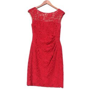 NWOT LAUREN Ralph Lauren Women's Lace Cocktail Sheath Dress Sz 6P